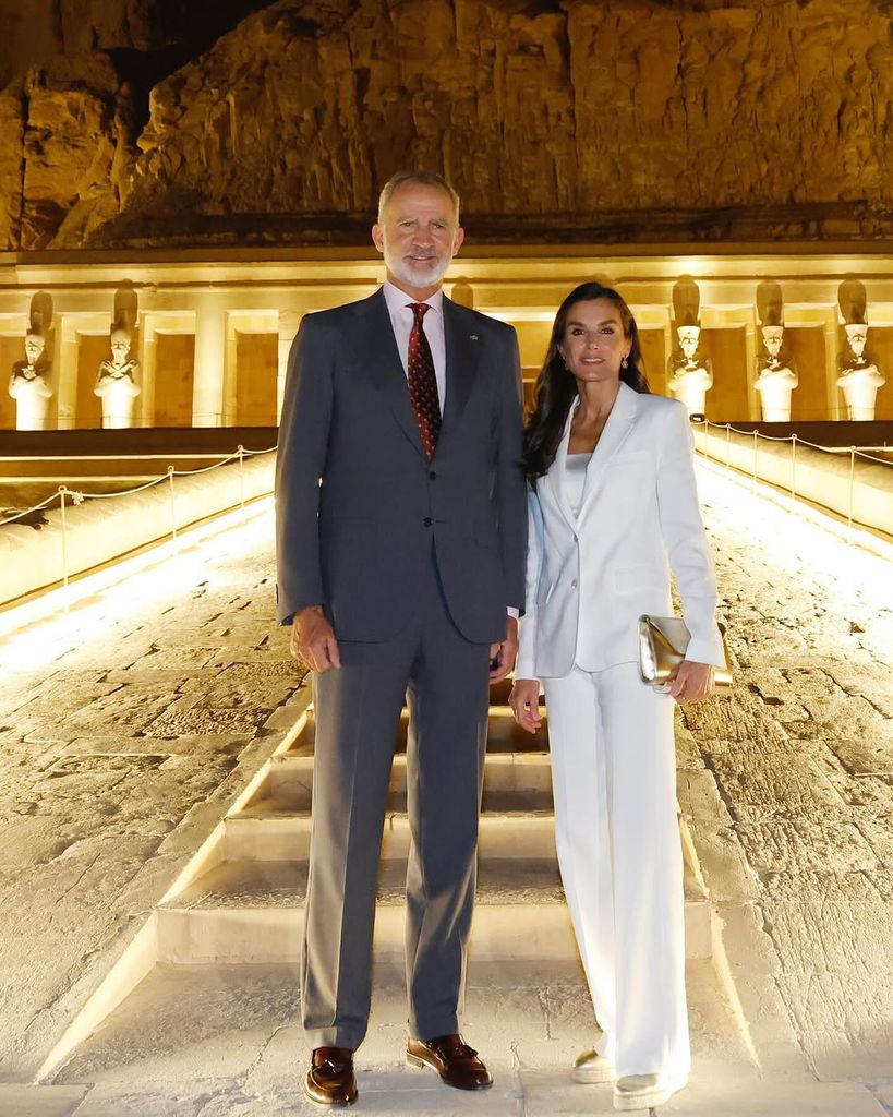 Los Reyes don Felipe y doña Letizia en Egipto, en visita oficial
