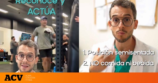 "Estos son dos de los síntomas de un ictus, y tenemos que actuar rápido"