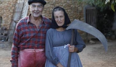 Dos actores de 'Los crímenes de todos los santos'.