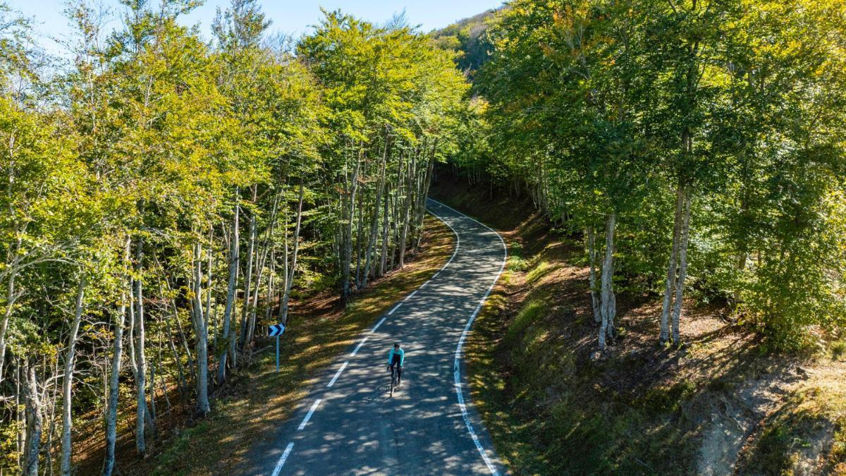 Una ruta en bici preciosa que va de San Sebastián hasta Pamplona.