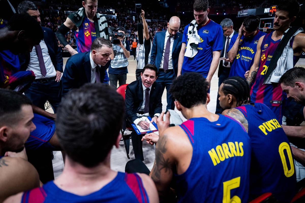 El técnico azulgrana quiere al equipo tenso y concentrado para imponerse en el Palau al cuadro monegasco