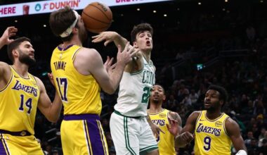 Hugo González se estrena a lo grande en el 'Clásico' Celtics-Lakers