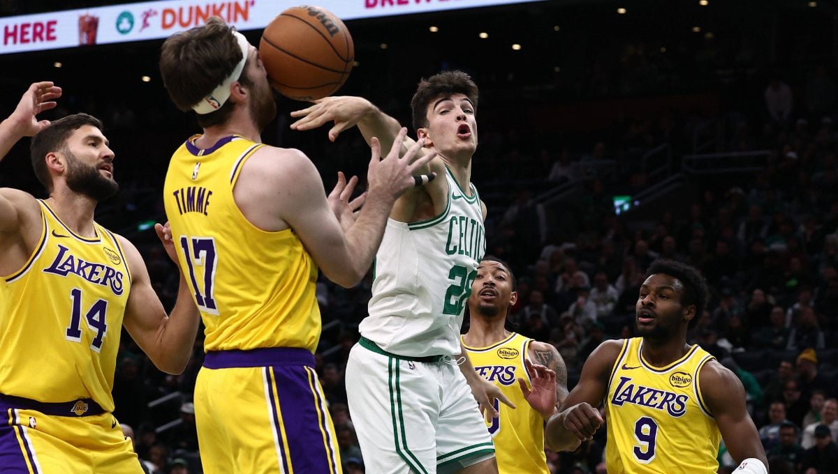Hugo González se estrena a lo grande en el 'Clásico' Celtics-Lakers