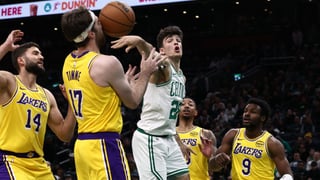 Hugo González se estrena a lo grande en el 'Clásico' Celtics-Lakers