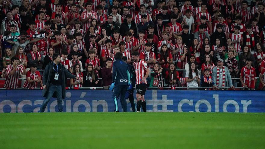 La lesión de Laporte deja en cuadro al Athletic en defensa