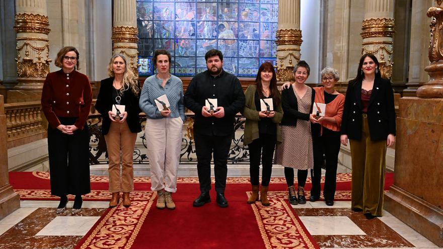 Los XXI Lauaxeta Sariak se abrochan con el premio honorífico a la canción ‘Bizkaia Maite’