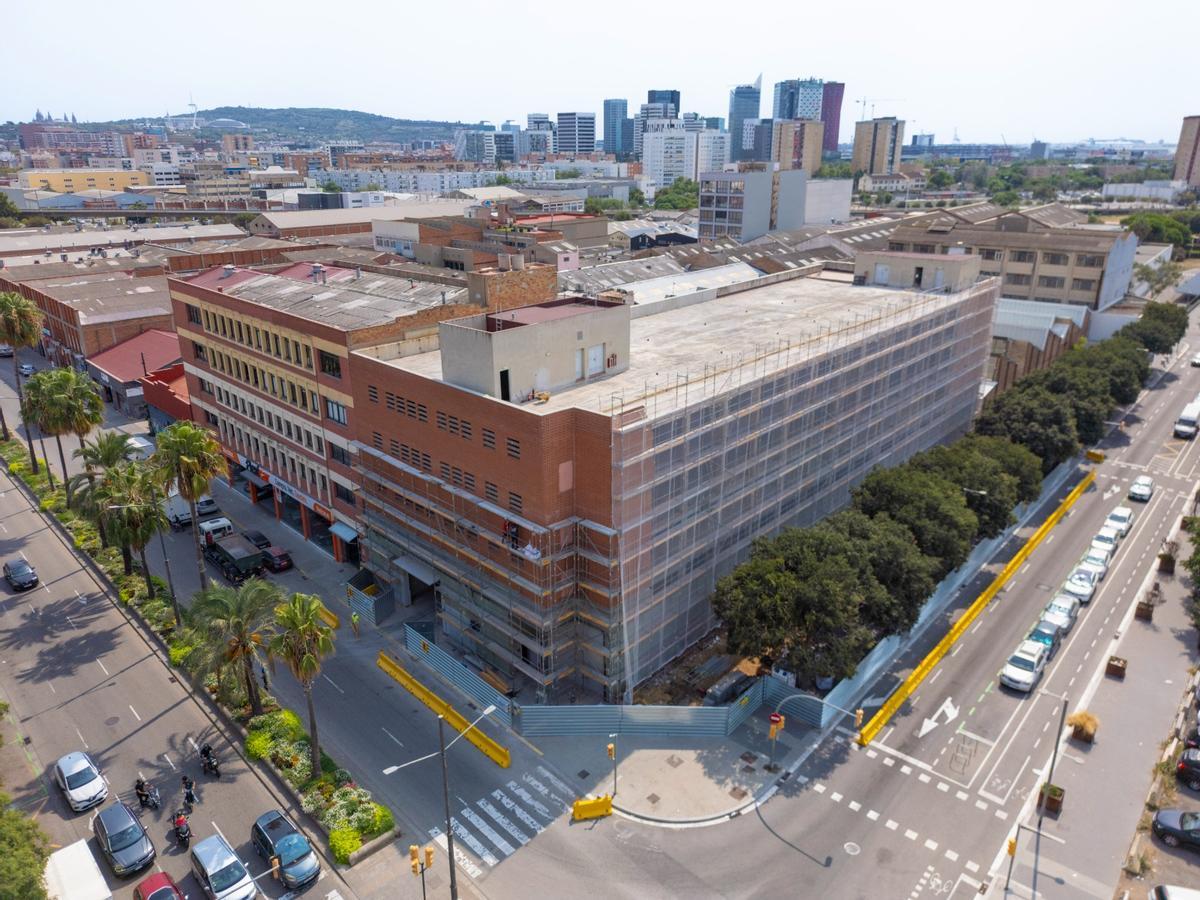 Las obras del nuevo ArtHub de la Fundació 'la Caixa' en L'Hospitalet