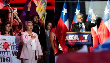 la derecha, señalada como clara favorita