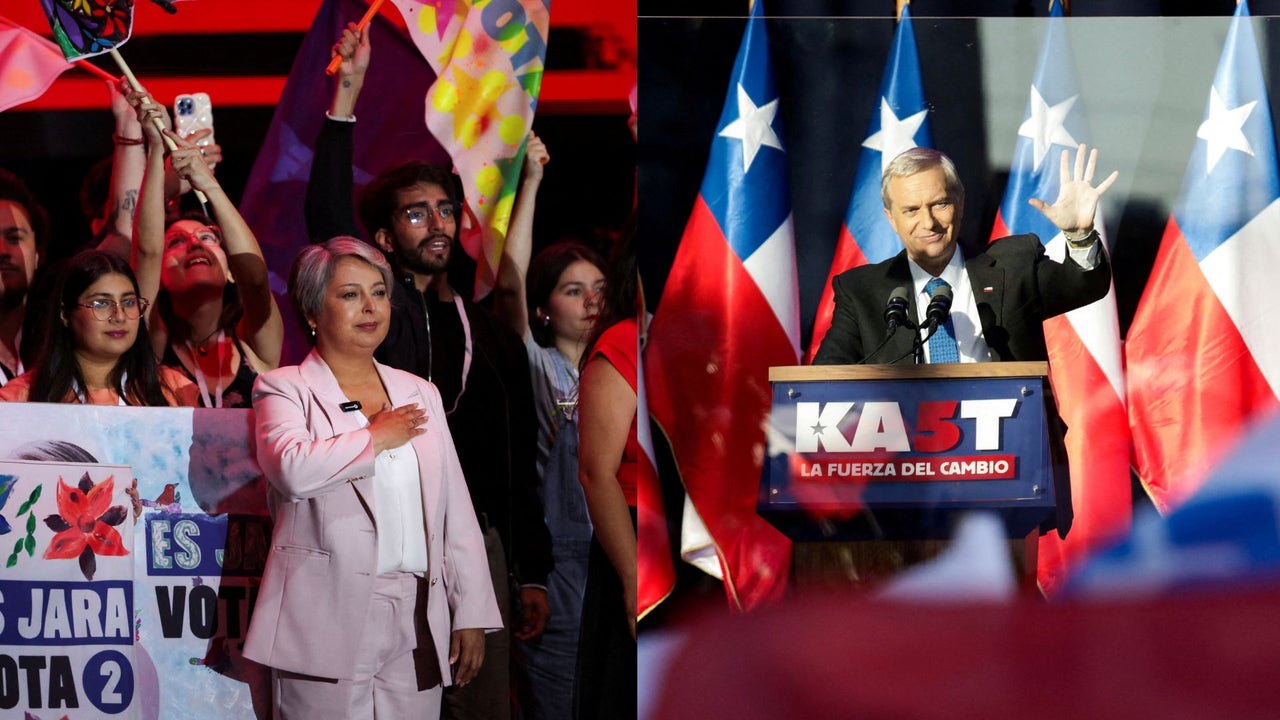 la derecha, señalada como clara favorita