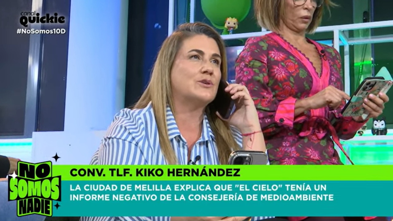 Carlota Corredera rompe a llorar al hablar con Kiko Hernández: "Idos de allí, por favor" - La Razón
