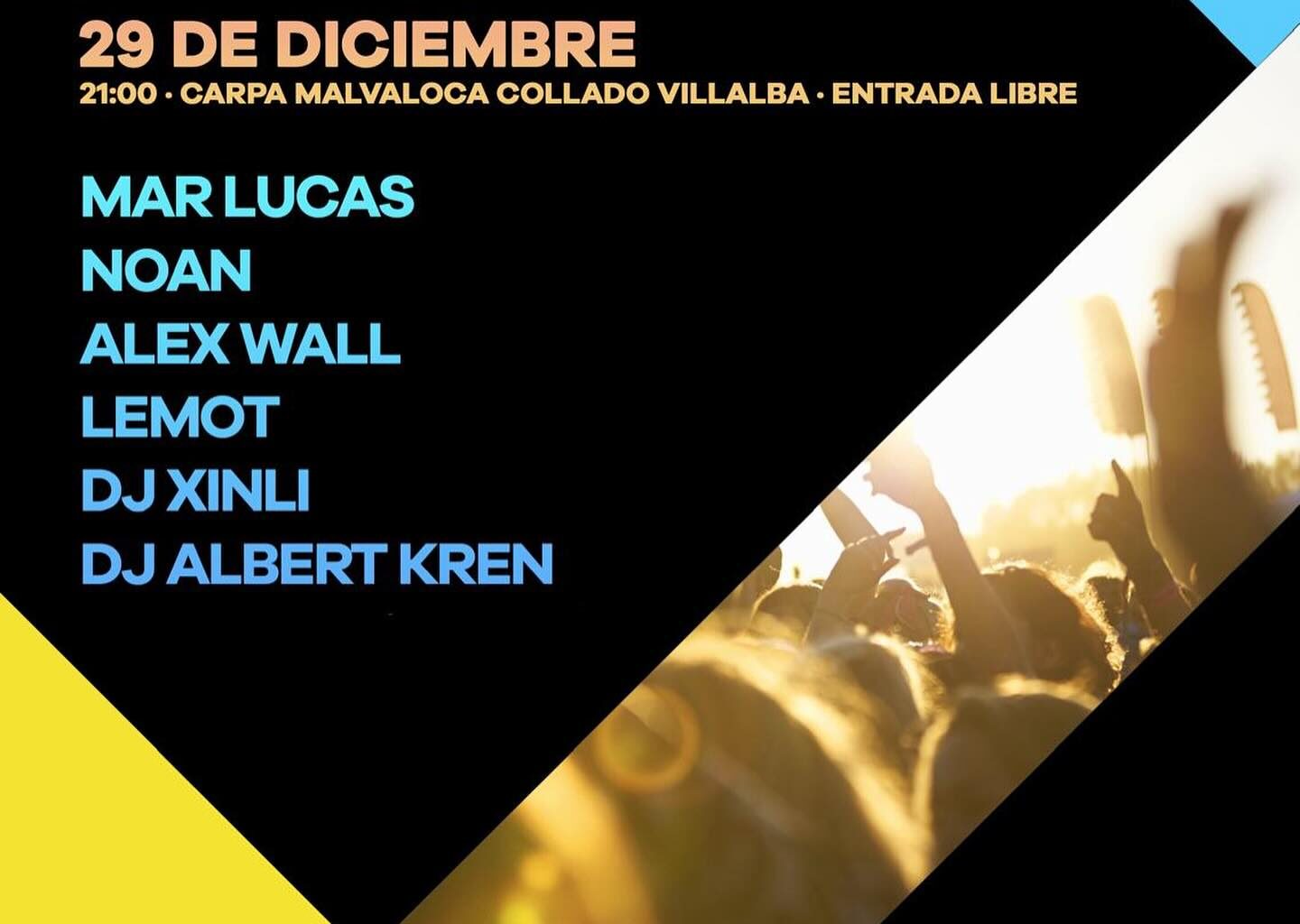 ‘Navidades Pop’, ‘Rumbamanía por Navidad’ y la tradicional carrera de San Silvestre, propuestas para cerrar el fin de año sin parar en Collado Villalba - Ayuntamiento de Collado Villalba