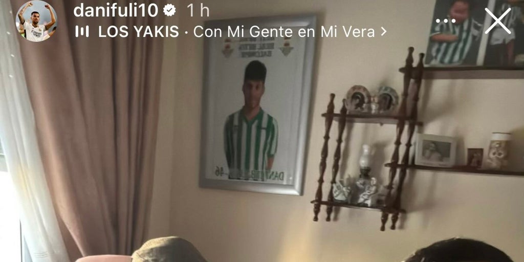 El guiño de Ceballos antes de la visita del Betis al Bernabéu
