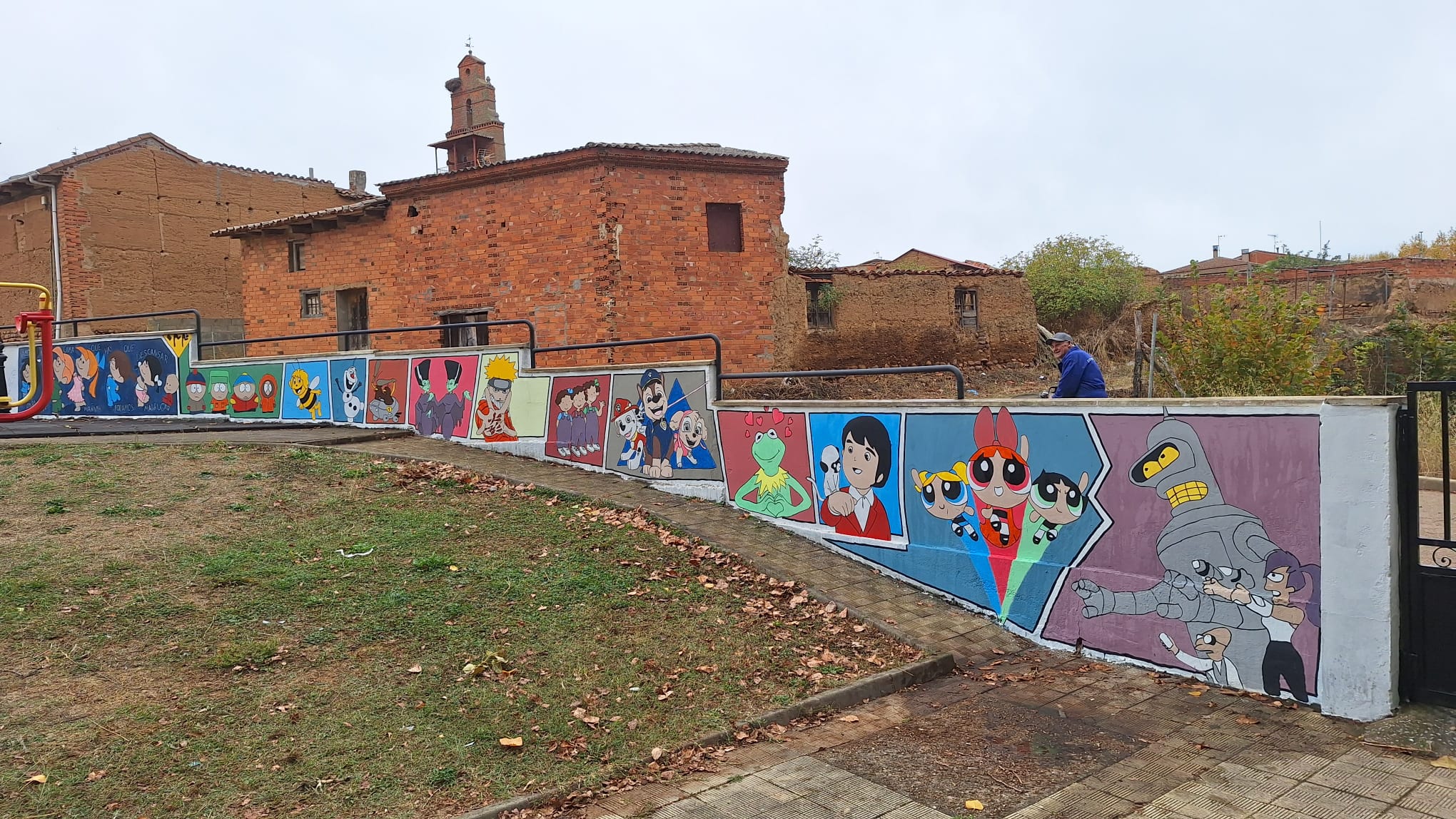 Celadilla del Páramo presume de parque 'animado'. | L.N.C.