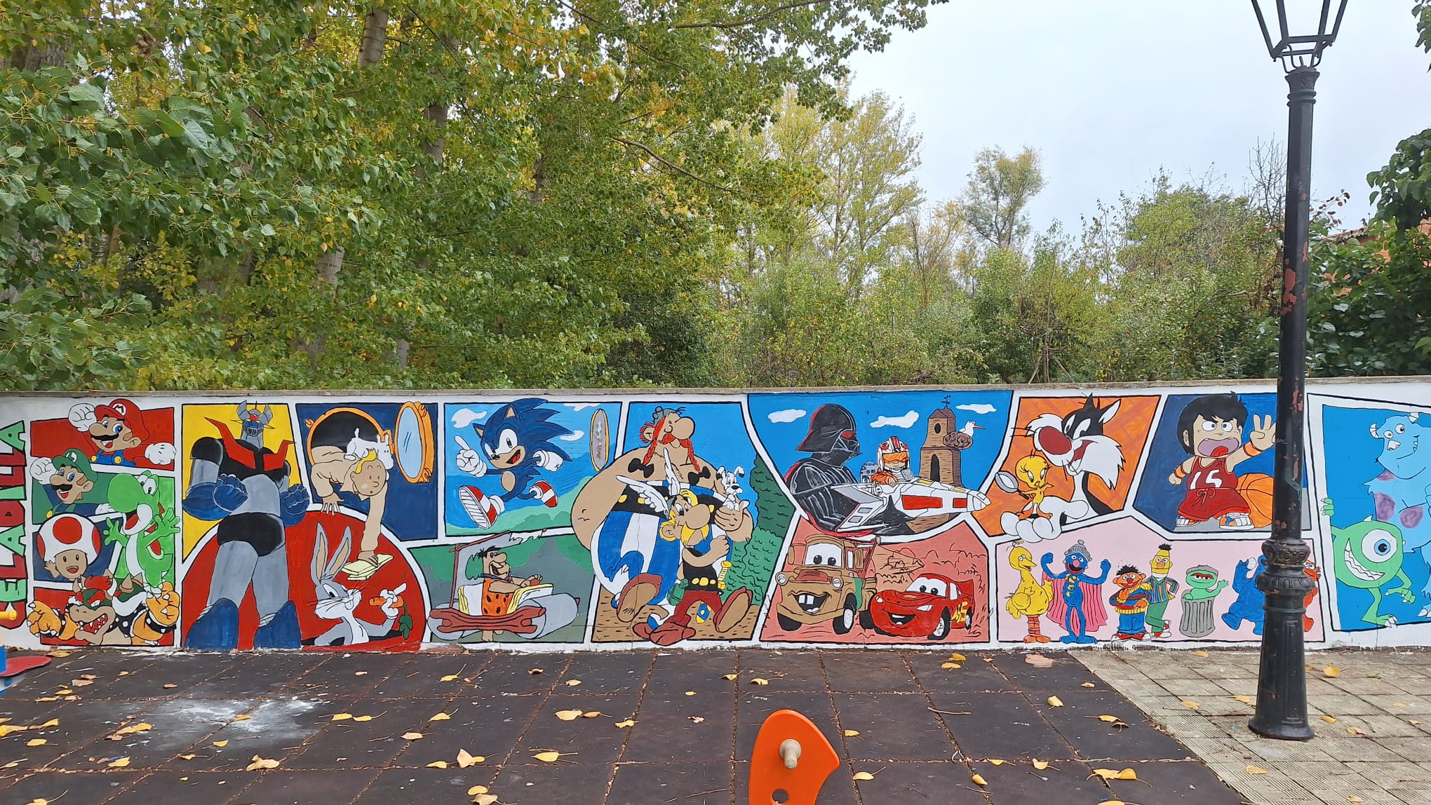 Celadilla del Páramo presume de parque 'animado'. | L.N.C.