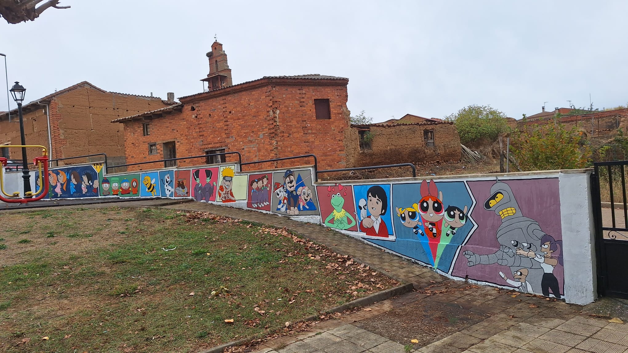 Celadilla del Páramo presume de parque 'animado'. | L.N.C.