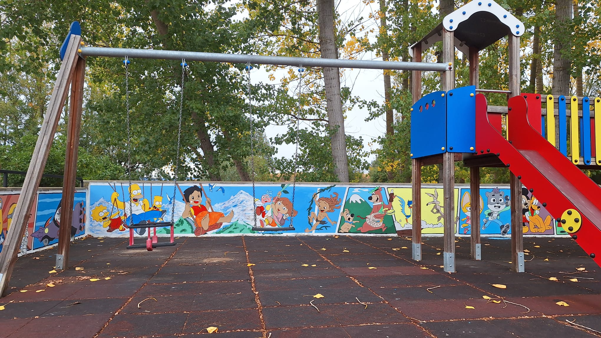 Celadilla del Páramo presume de parque 'animado'. | L.N.C.