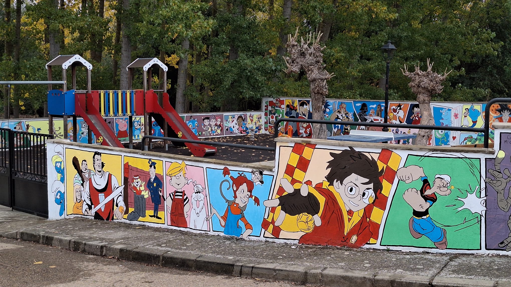 Celadilla del Páramo presume de parque 'animado'. | L.N.C.