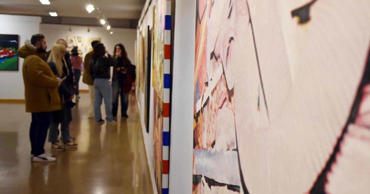 La Casa de Cultura acoge estos días una selección de las obras del 30º Certamen Nacional de Pintura