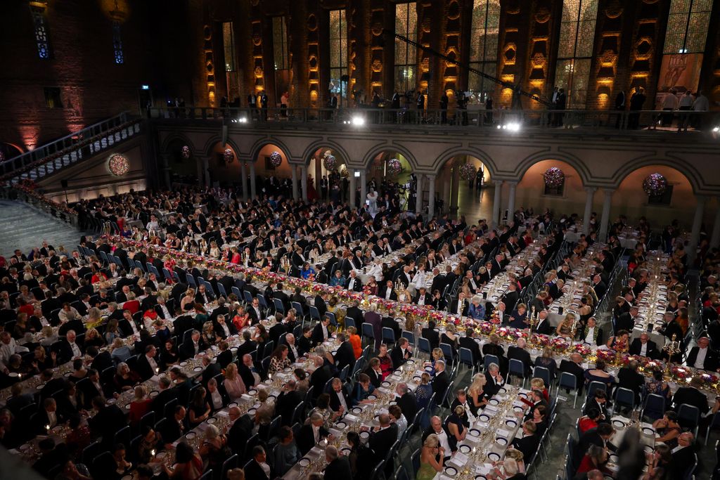 Cena de la entrega de los Premios Nobel 2025 en Estocolmo (Suecia)