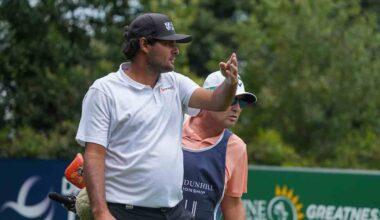 Eugenio Chacarra, esta semana en el Alfred Dunhill Championship. (© Golffile