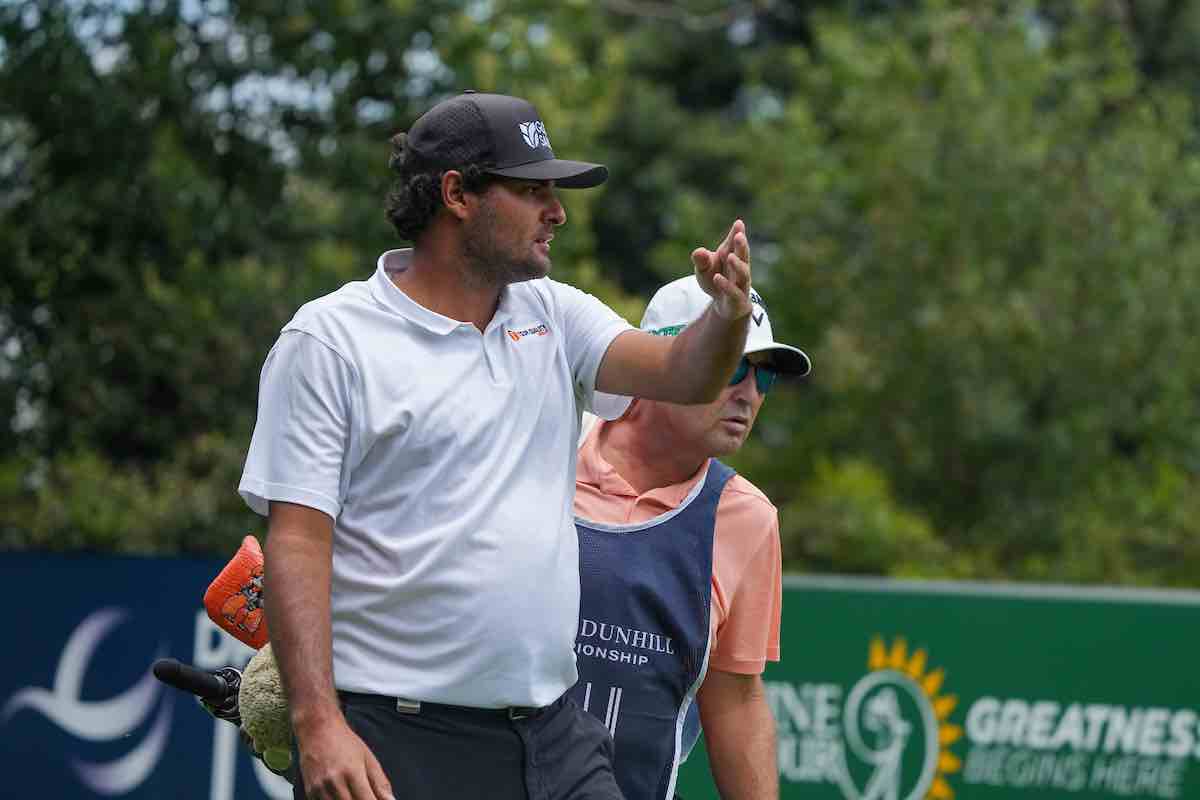 Eugenio Chacarra, esta semana en el Alfred Dunhill Championship. (© Golffile