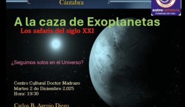 A la caza de exoplanetas: Los safaris del siglo XXI - Agrupación Astronómica Cántabra - Santander | CC Madrazo - 2 diciembre