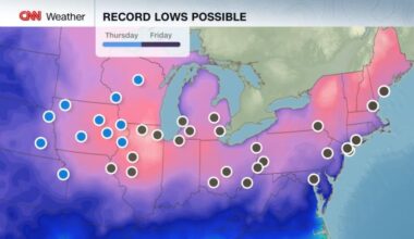 ¿Crees que hace frío ahora? Solo espera la ráfaga ártica de esta semana que está a punto de batir récords en Estados Unidos