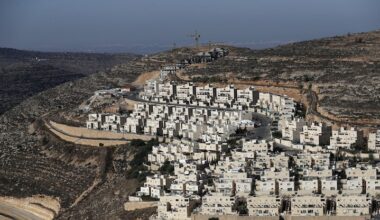 Construcciones ilegales israelíes en Cisjordania ocupada.