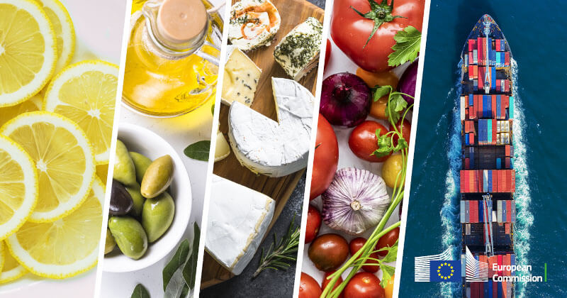 El superávit comercial agroalimentario de la UE alcanza su nivel más alto en más de un año