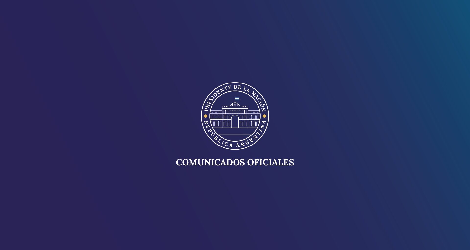 Comunicado Oficial Número 124 | Argentina.gob.ar