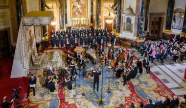 El Palacio Real de Madrid acoge el concierto de Navidad de la Orquesta y Coro de RTVE