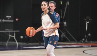 La aragonesa Cristina Ouviña empieza a entrenarse con el Valencia tras su maternidad