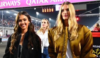 De Jessica Alba a David Beckham, lluvia de estrellas en el Gran Premio de Catar de Fórmula 1