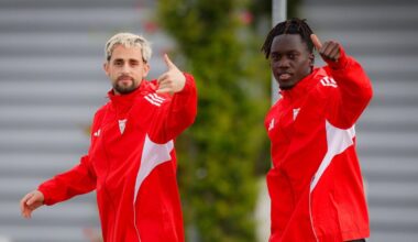 El Sevilla regala a los más pequeños un entrenamiento a puerta abierta en Navidad