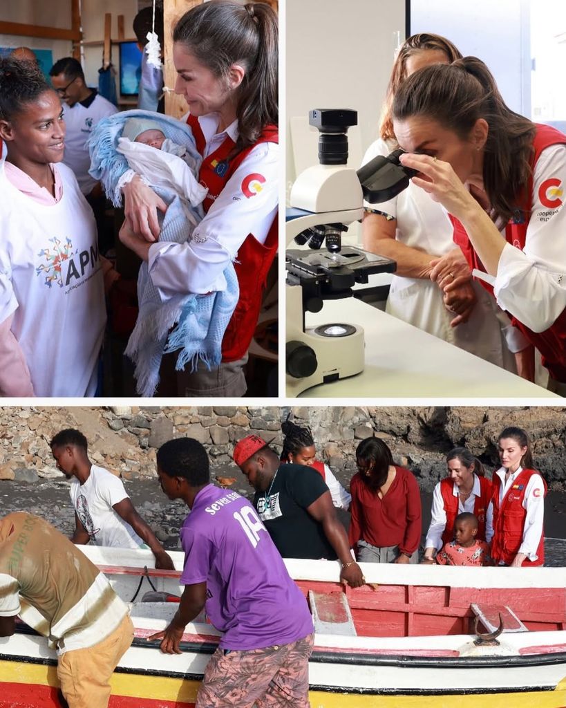 La Reina Letizia durante su estancia en Cabo Verde