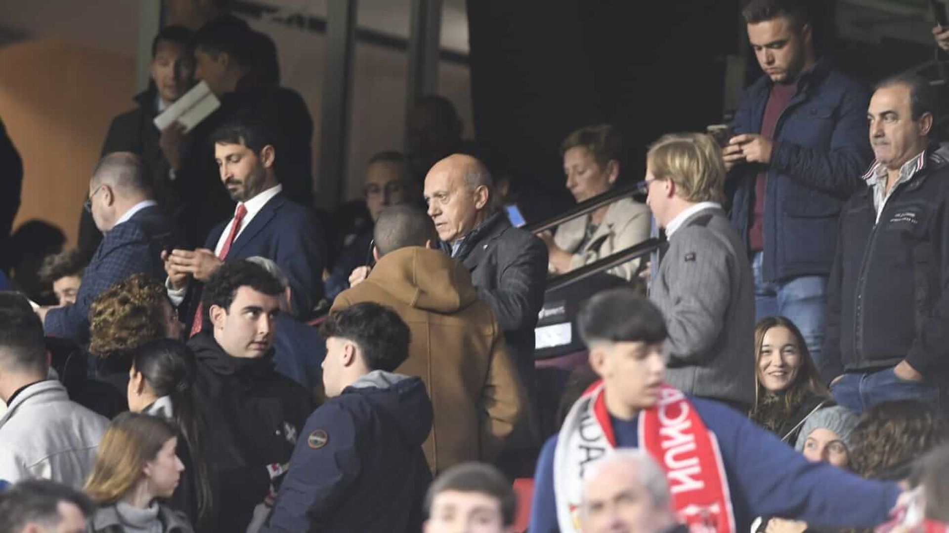 Del Nido Benavente, en el palco del Sánchez-Pizjuán