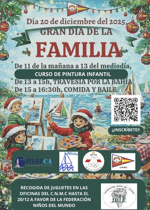 Gran Día de la Familia - Programa de actividades - Camargo | Club Náutico Marina del Cantábrico - 20 diciembre