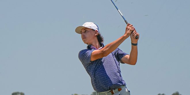 Valentino Constenla es uno de los punteros en el Emiliano Grillo Junior Open