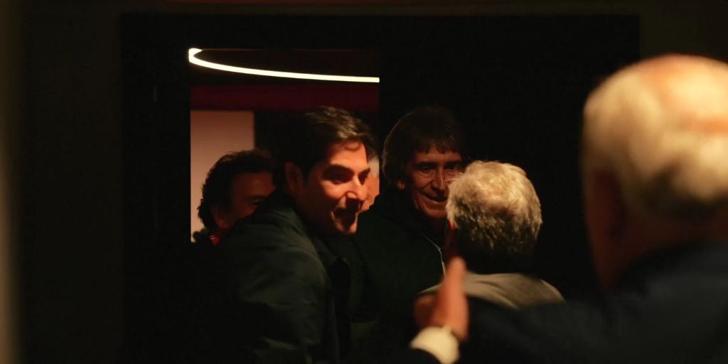 Haro, Catalán y los dirigentes celebraron la victoria en el derbi con los jugadores en el vestuario