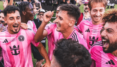 Tadeo Allende celebrando la MLS (Foto: Inter de Miami).