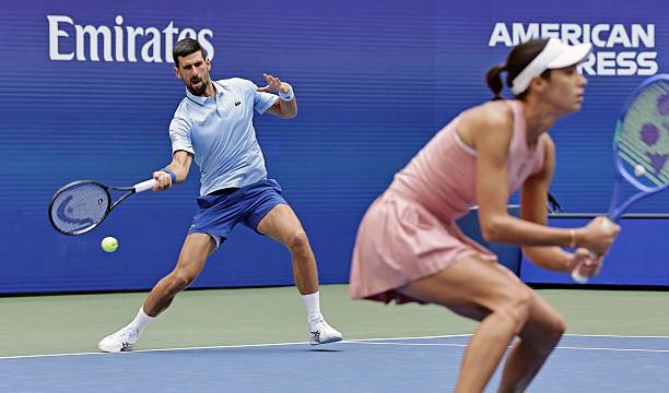 Danilovic también disputó el último dobles mixto del US Open con Nole. Fuente: Getty