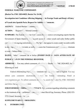 Imagen - EE.UU. acusa a Sánchez de discriminar a sus barcos y amenaza con cerrar sus puertos a España