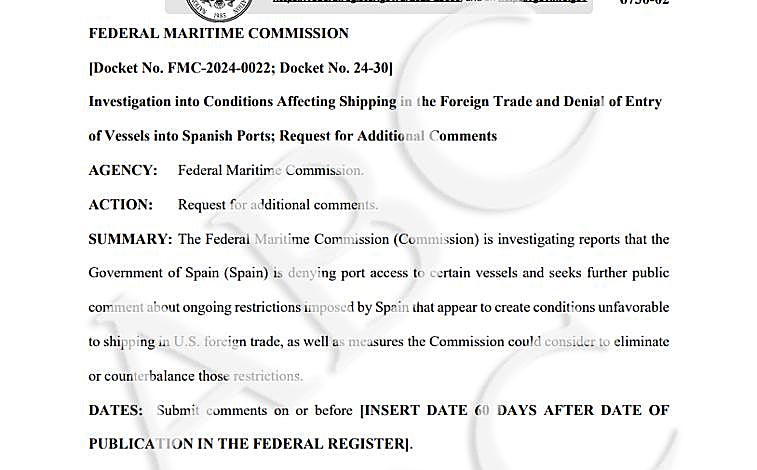 Imagen - EE.UU. acusa a Sánchez de discriminar a sus barcos y amenaza con cerrar sus puertos a España