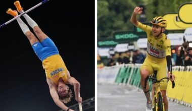 Duplantis, volando; Pogacar, pedaleando