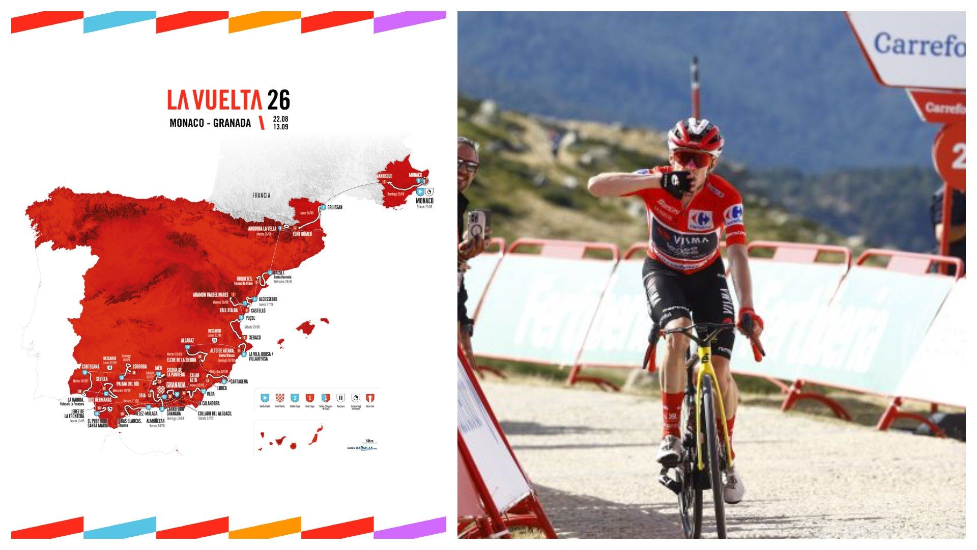 Éste el recorrido de La Vuelta 2026 Éste el recorrido de La Vuelta 2026