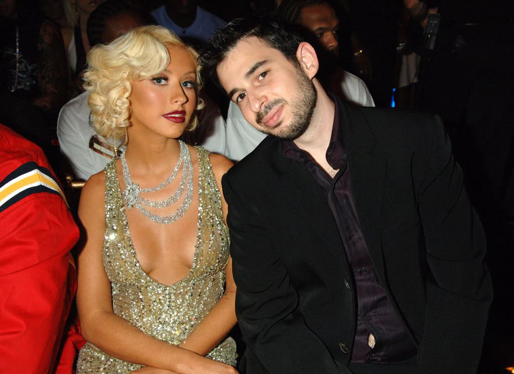 Christina Aguilera y Jordan Bratman en 2006 durante la gala de los MTV Video Music Awards 