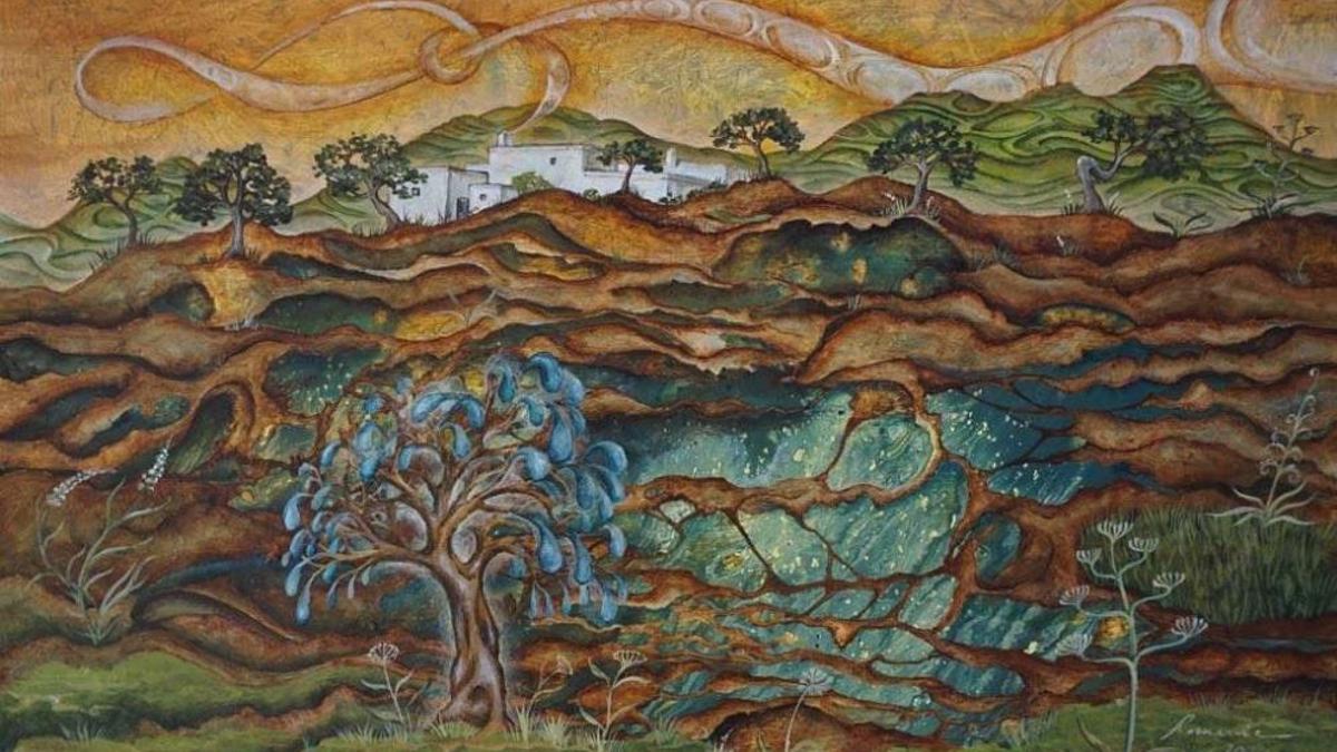 Una de las obras de Romanie