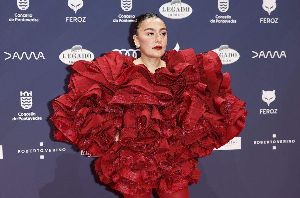 Candela Peña, en el photocall de los Premios Feroz, celebrados en Pontevedra el pasado mes de enero