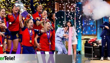 La 1 brilla con el nuevo éxito de la selección femenina (20.9%) y lidera el día pese al bajón de 'La Revuelta' (9.8%)