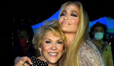 Jennifer Lopez recibe la visita de su mamá en los ensayos de su nueva residencia en Las Vegas